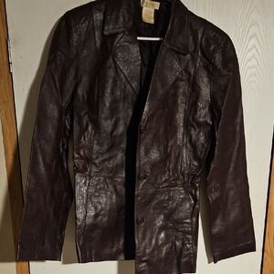 Worthington Dark Brown Leather Jacket